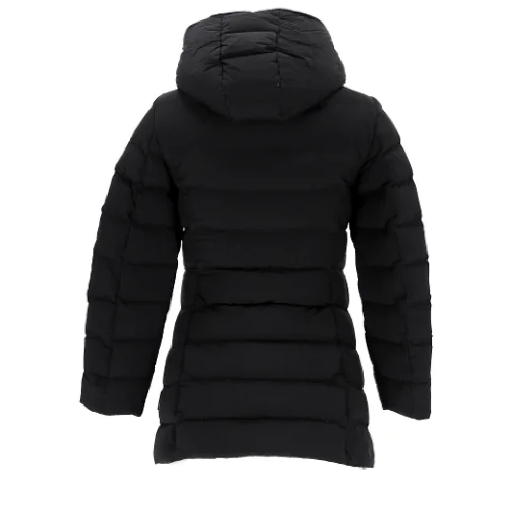 Moncler Pre-owned Polyester outerwear Black Dames