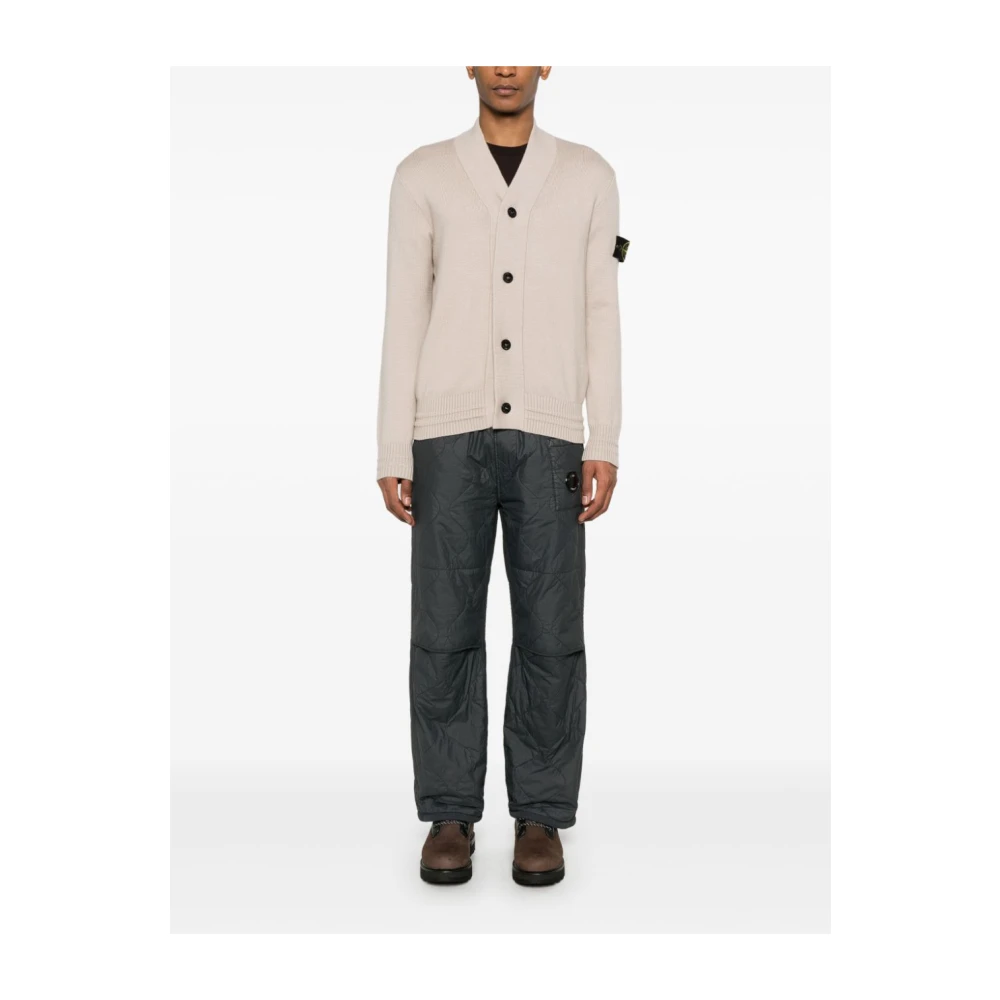 Stone Island Beige Sweater voor Mannen Aw24 Beige Heren