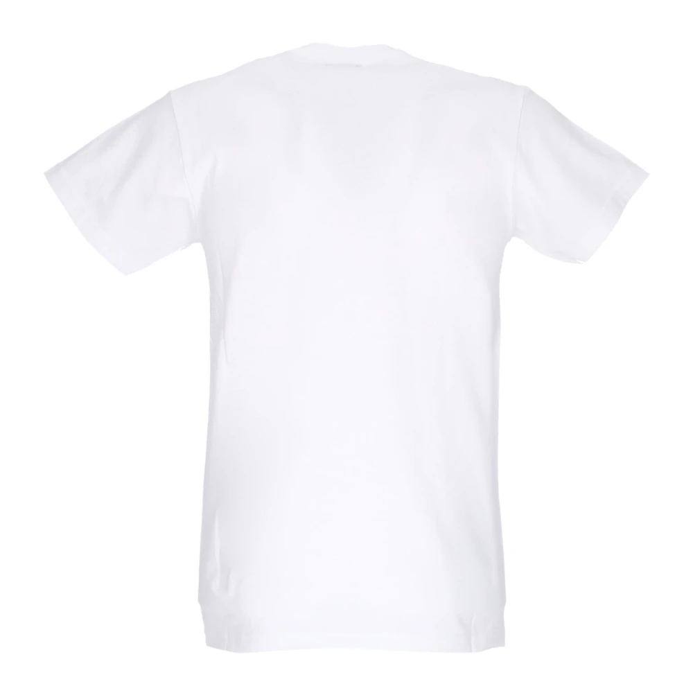 Usual Witte Signature Tee Korte Mouw T-Shirt White Heren