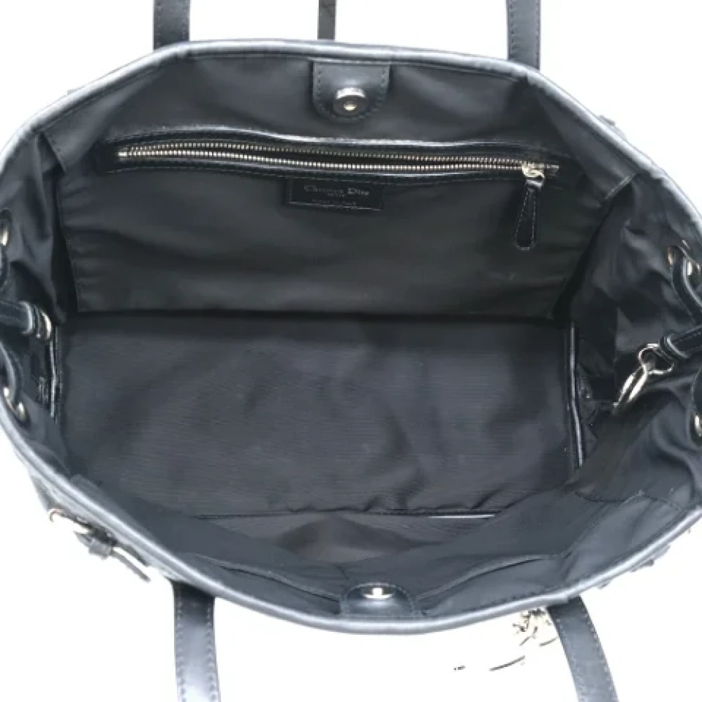 Dior Vintage Pre-owned Fabric handbags Black Dames