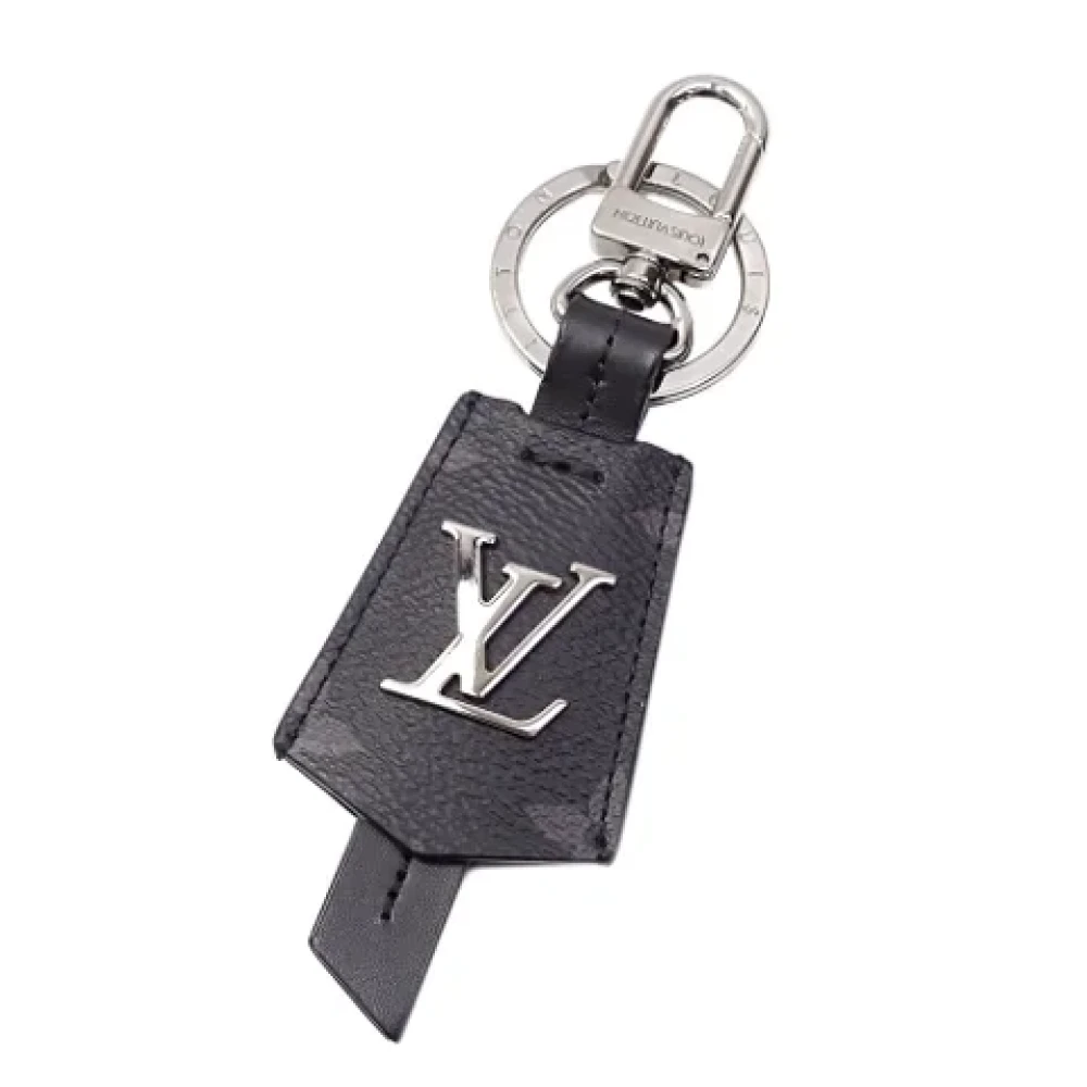 Louis Vuitton Vintage Pre-owned Canvas key-holders Black Dames