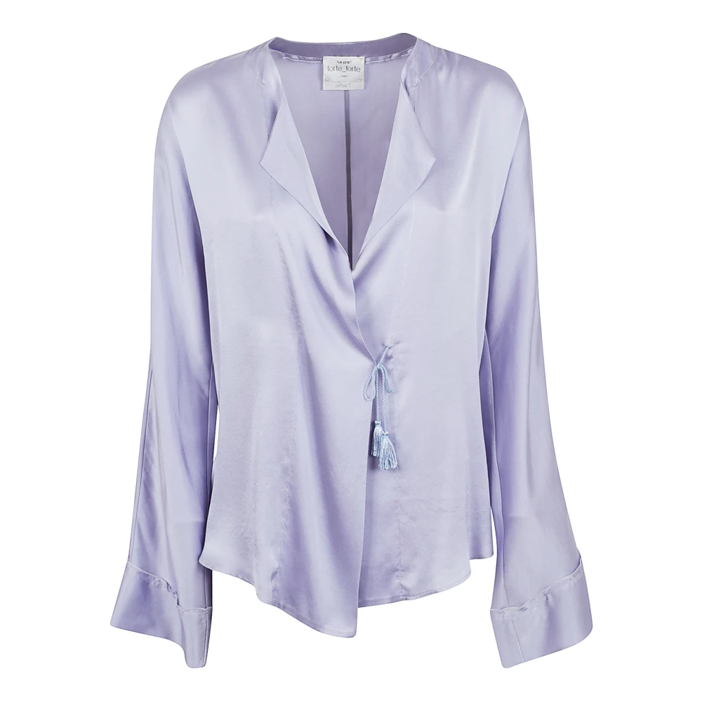 Forte Forte Women's Purple My Shirt - Blouses - M - Blouses & Shirts