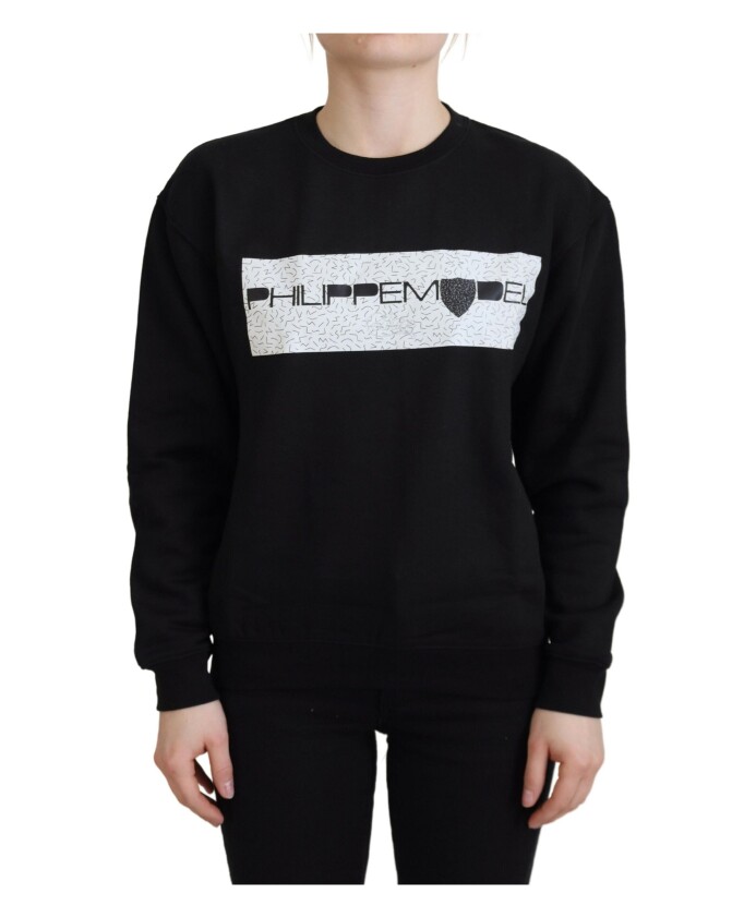 elegant-pull-en-coton-noir-avec-imprime
