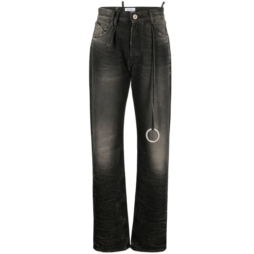 The Attico Grijze Jeans met 3 5 cm Hak Gray Dames