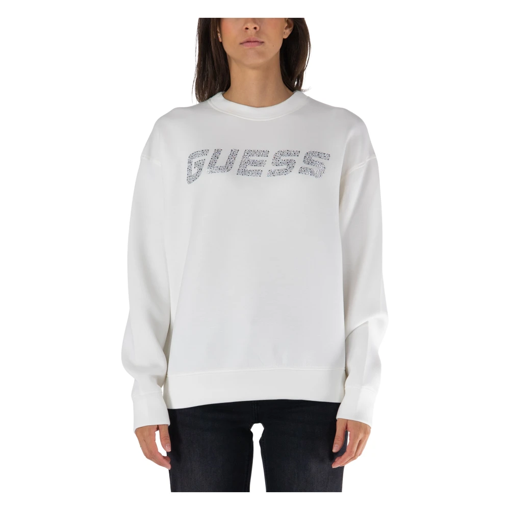 Guess Activewear Sweatshirt met strass-steentjes model 'CECILIA'