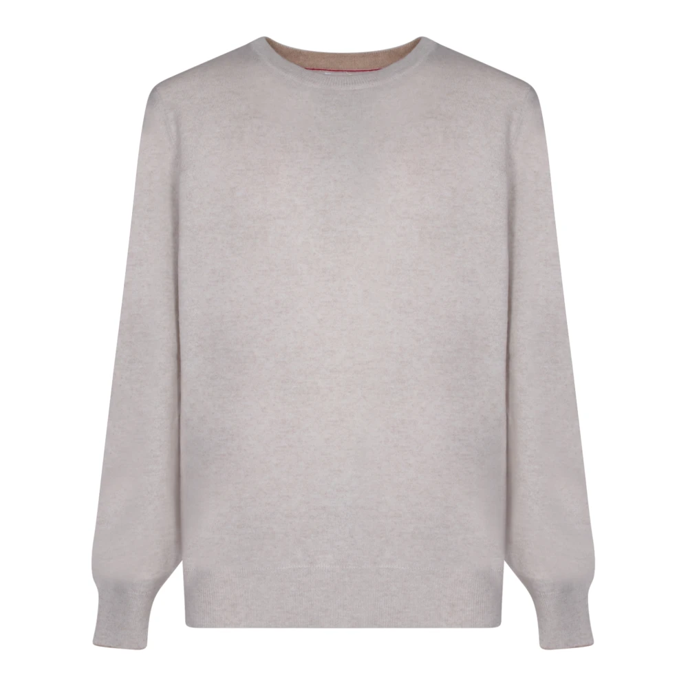 BRUNELLO CUCINELLI Luxe Grijze Gebreide Kleding voor Mannen Gray Heren