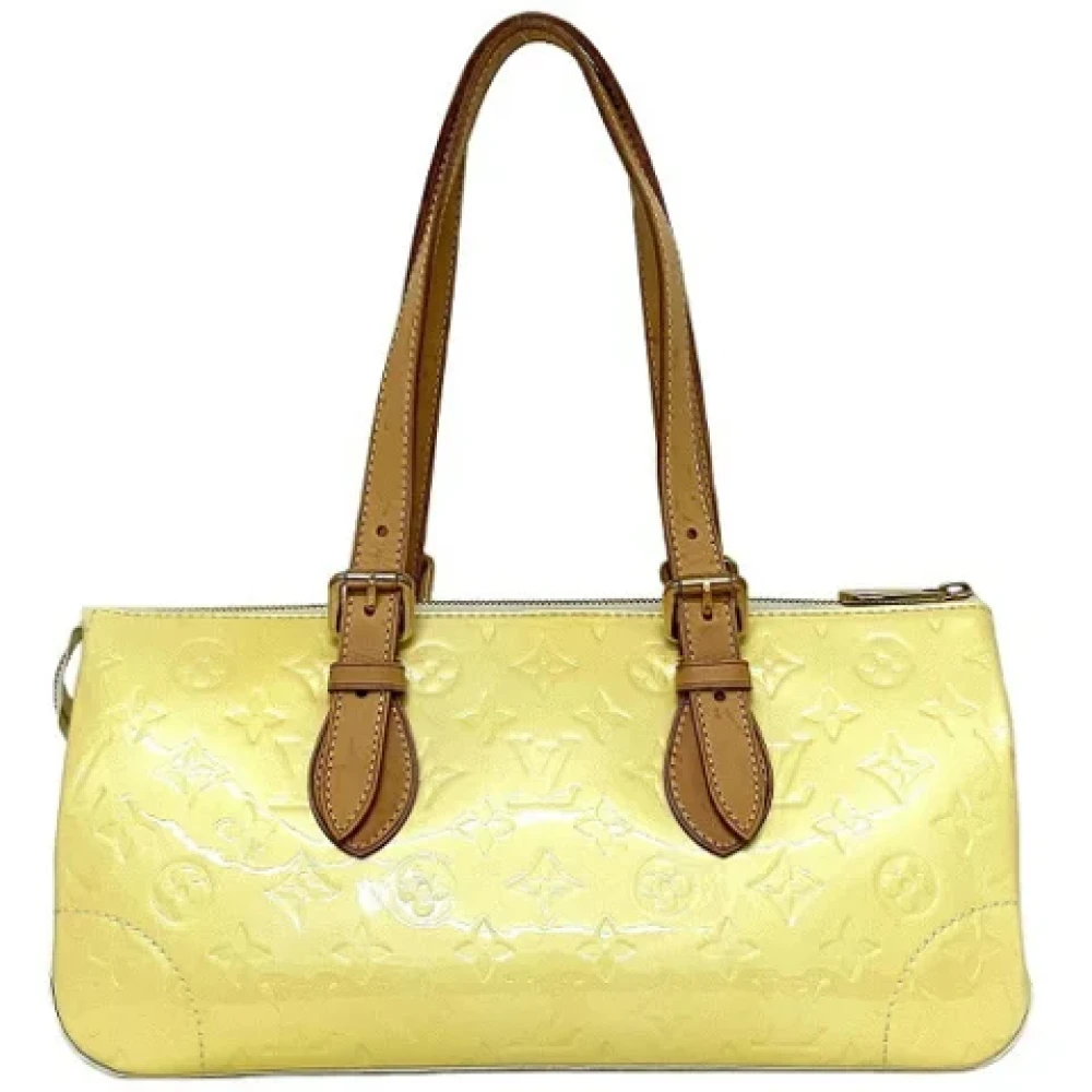 Louis Vuitton Vintage Pre-owned Canvas shoppers Yellow Dames