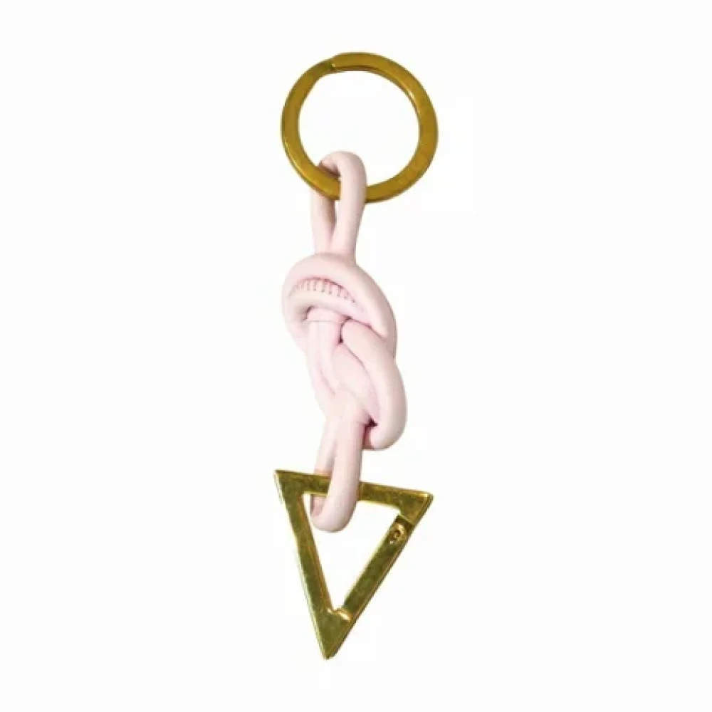 Bottega Veneta Vintage Pre-owned Metal key-holders Yellow Dames