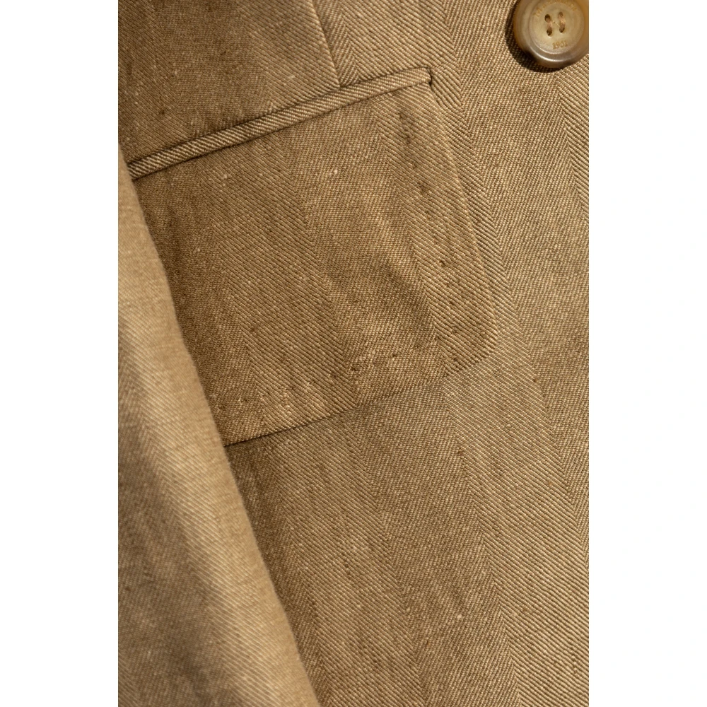 Max Mara Dubbelrijige blazer Gerla Brown Dames