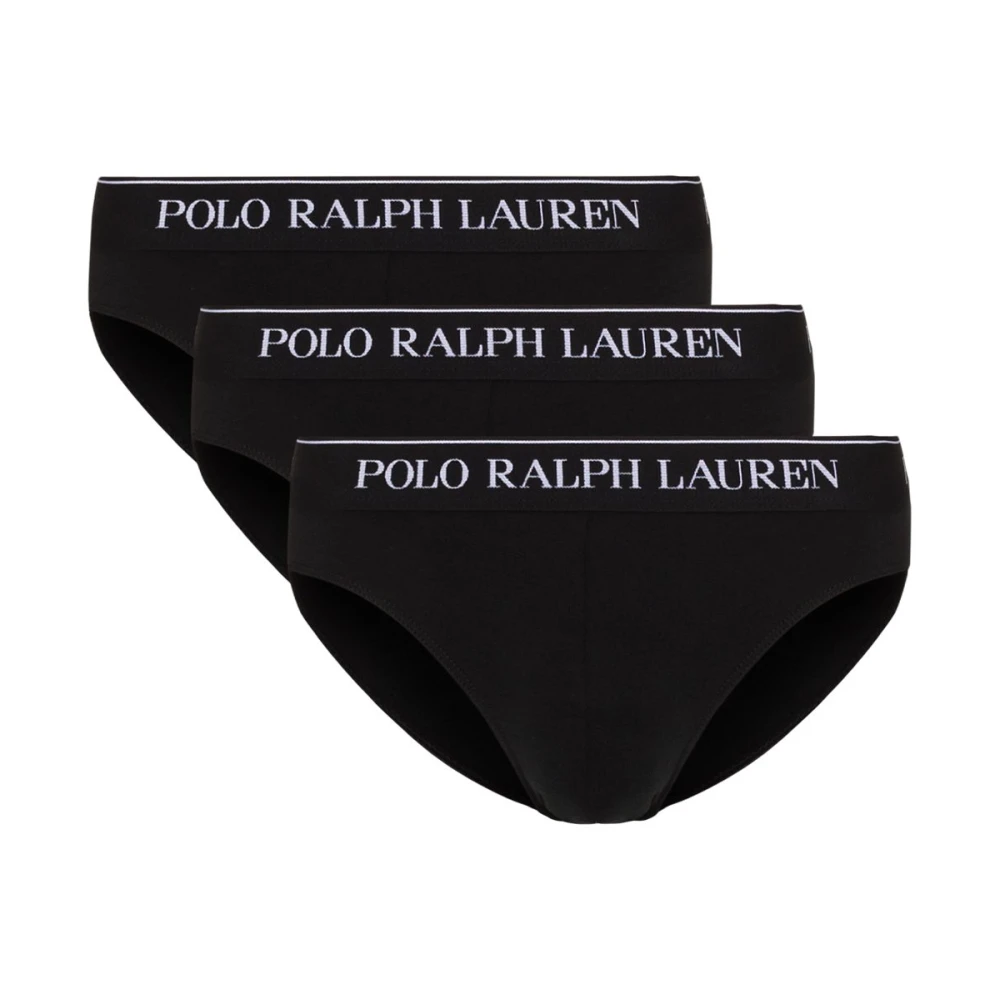 Polo Ralph Lauren Zwarte ondergoedpak met logodetails Black Heren