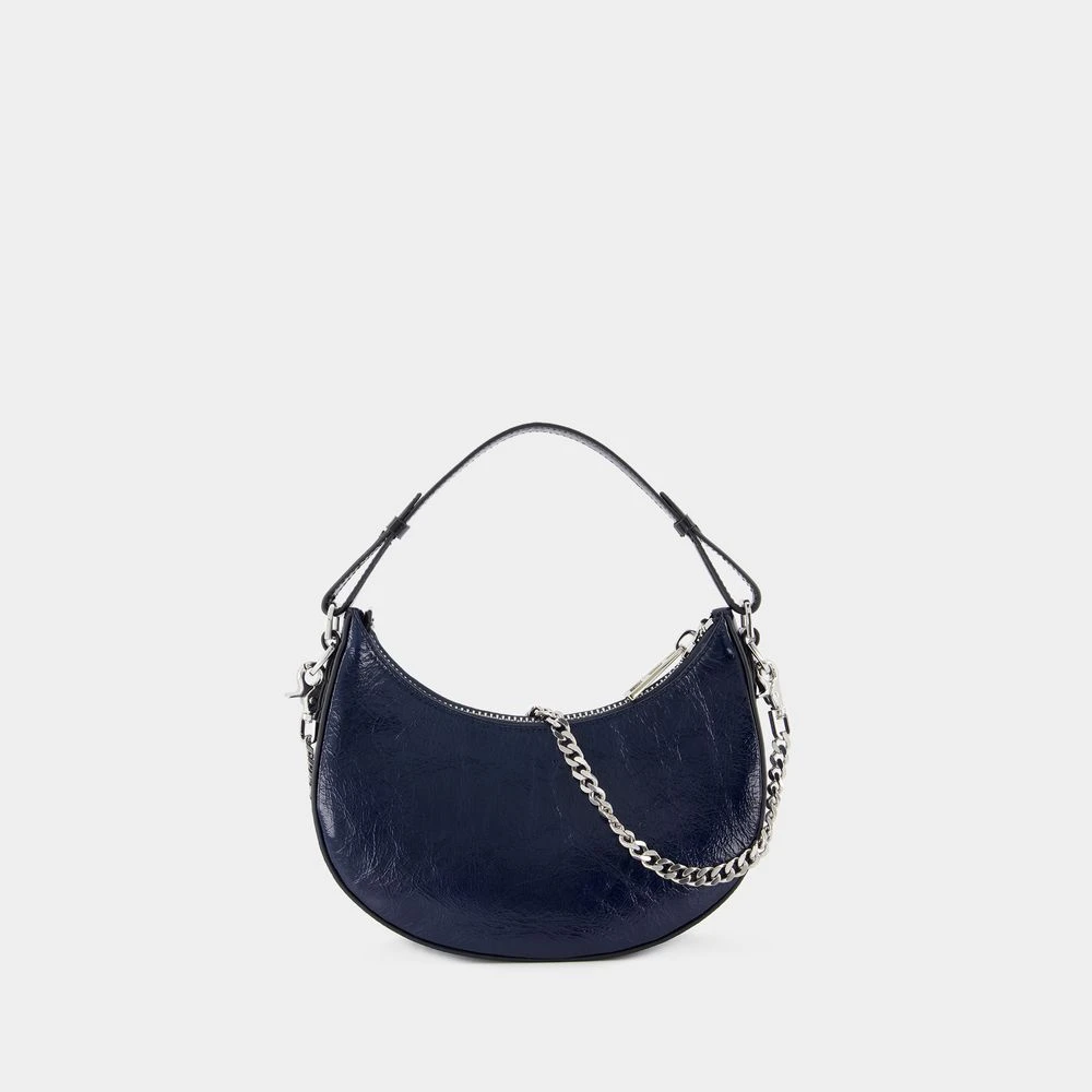 Zadig & Voltaire Zwarte leren Crossbody tas Moonrock N Roll Black Dames