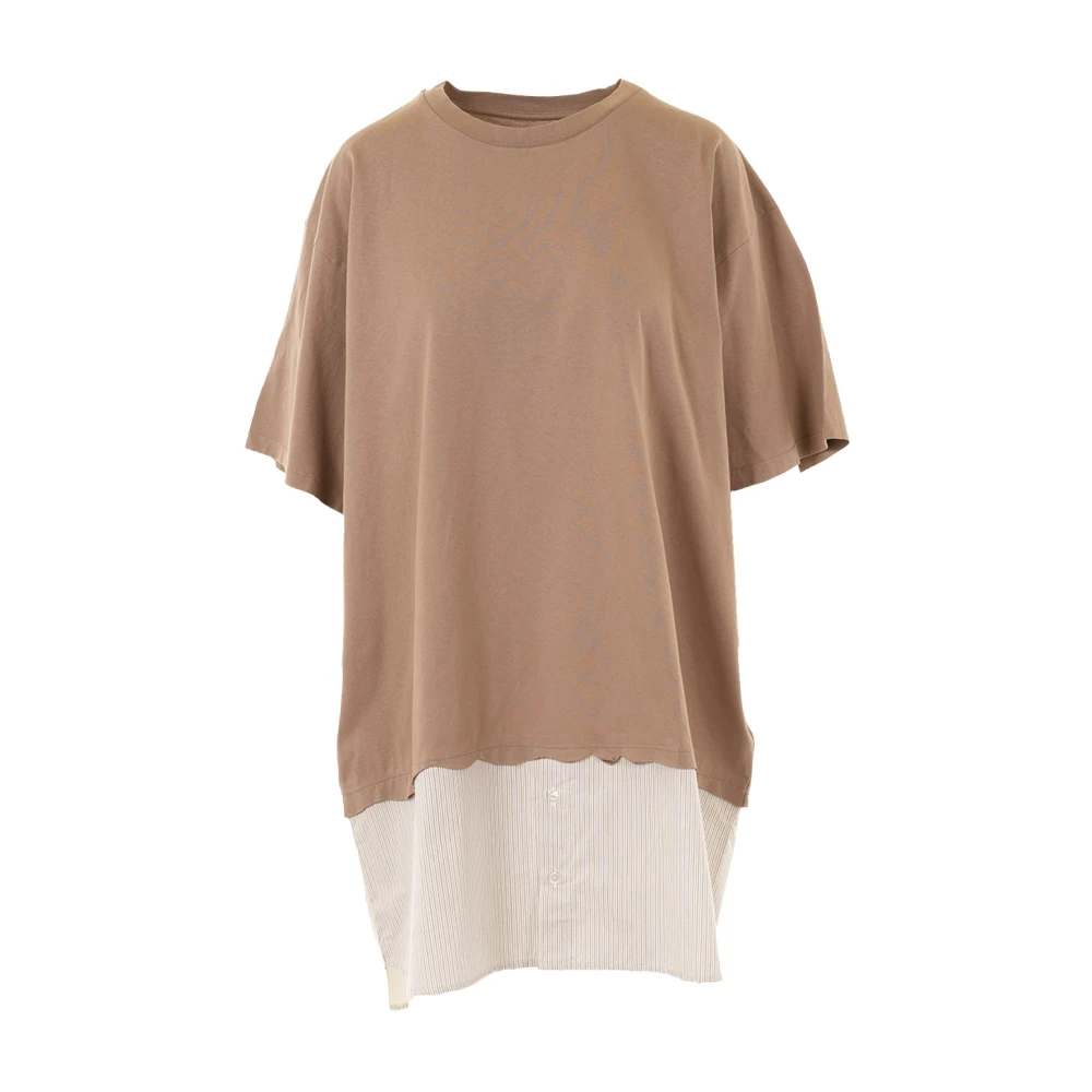 Mm6 Maison Margiela Donna Beige Camicette M, New,