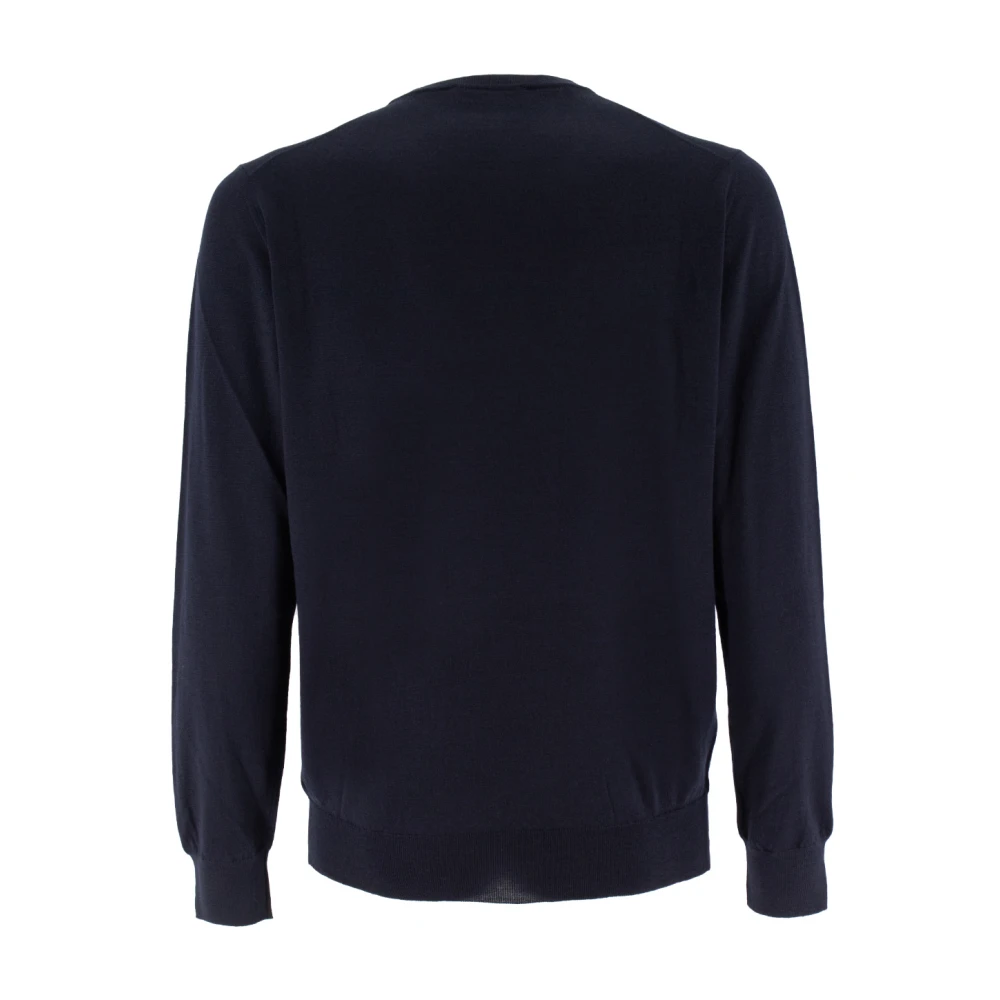 Mauro Ottaviani Elegant Crew Neck Sweater Blue Heren
