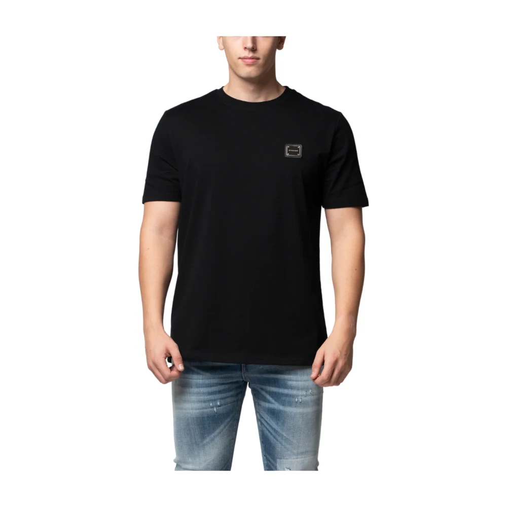 My Brand Essential Pique T-Shirt Zwart Heren Black Heren