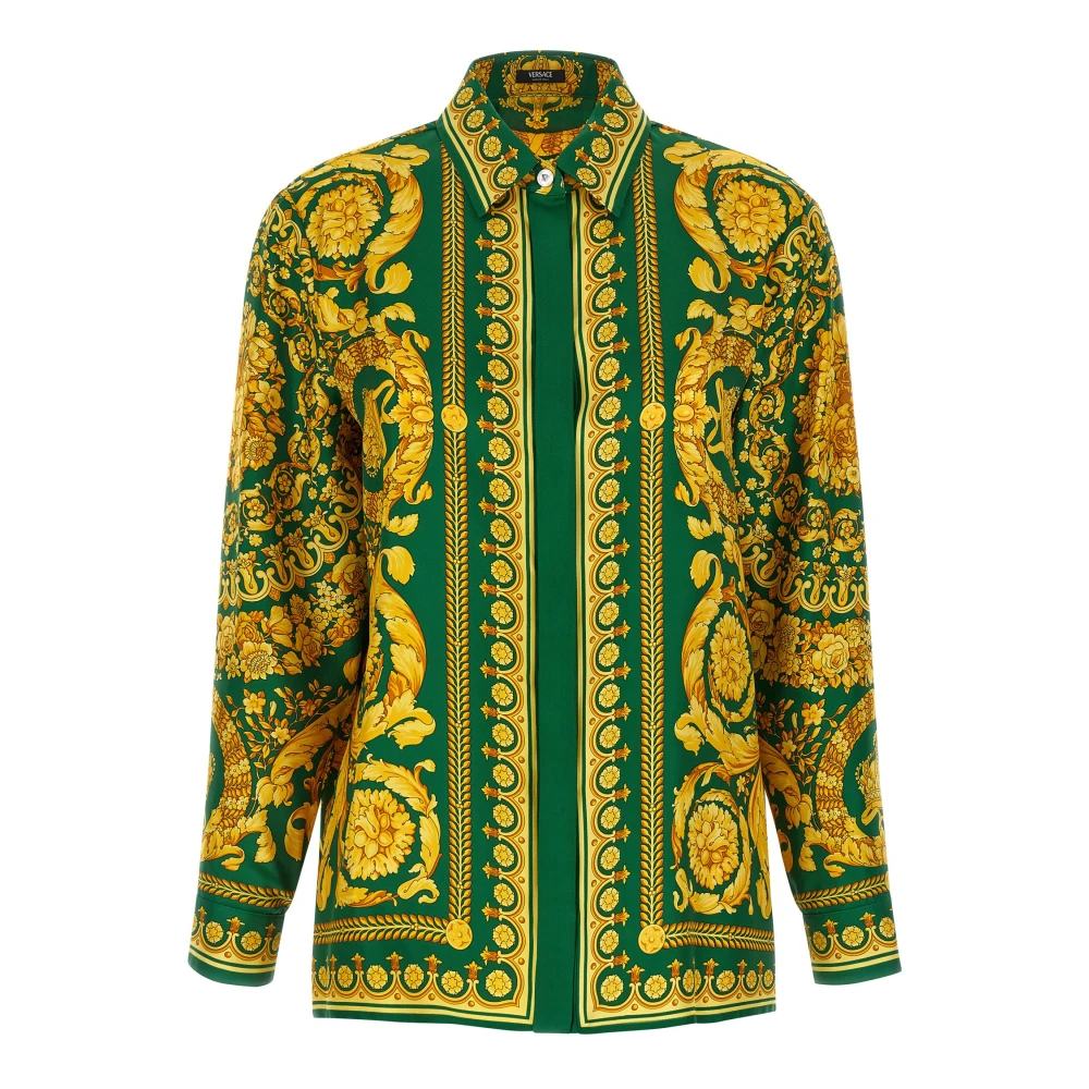 Versace Women's Barocco Silk Shirt