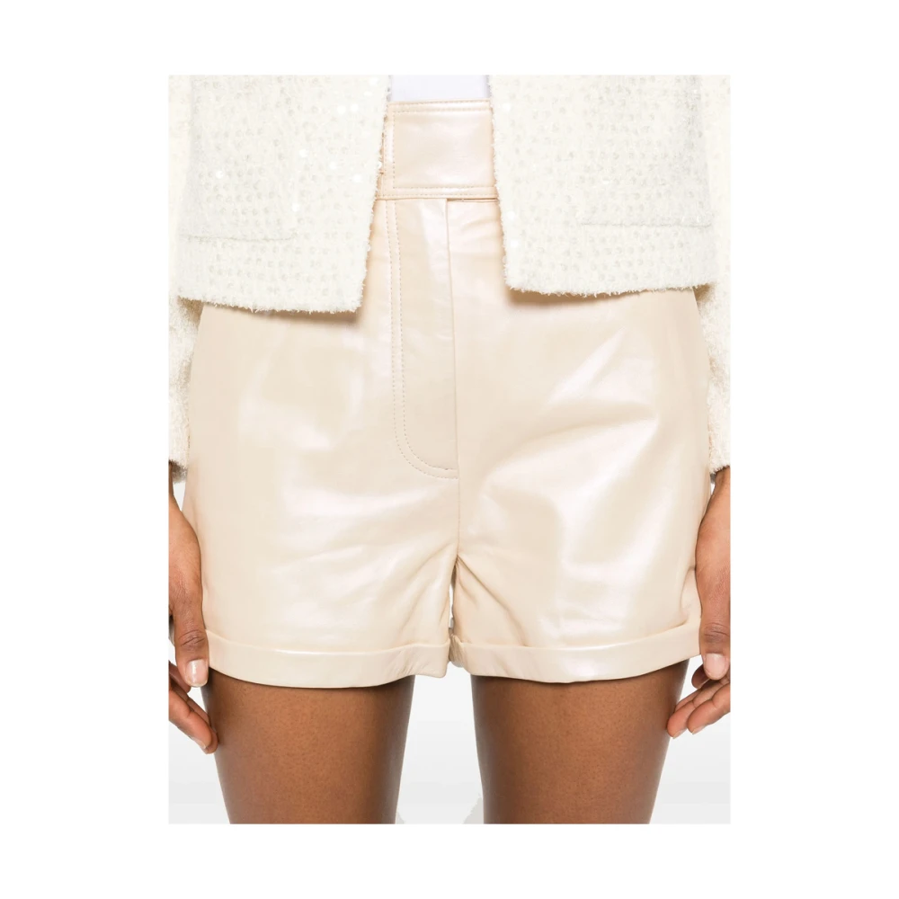 IRO Beige Iridescent Voorzak Broek Beige Dames