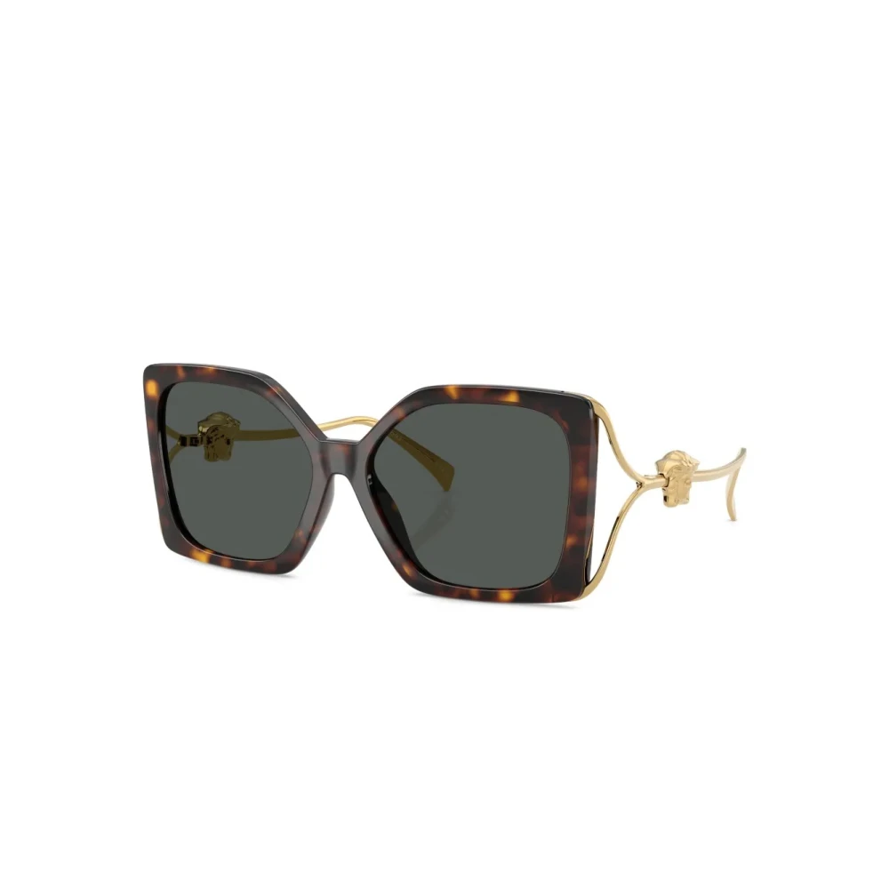 Versace Women's Brown Square Sunglasses