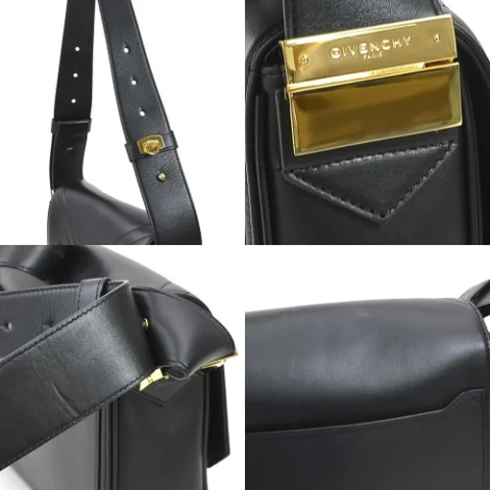 Givenchy Pre-owned Leather shoulder-bags Black Dames