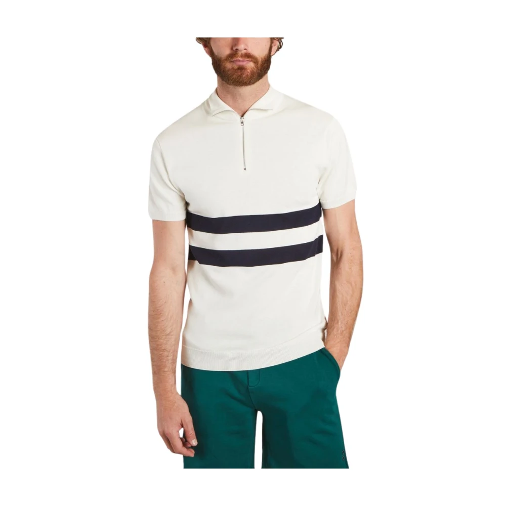 Ron Dorff Polo Shirts White Heren