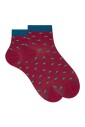 chaussettes-courtes-en-coton-a-motif-de-poissons-fuchsia-bicolores-pour-femmes
