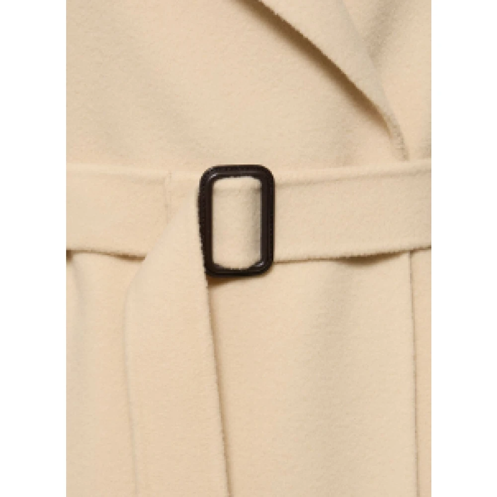 Max Mara Weekend Crème Wol Wikkeljas Beige Dames