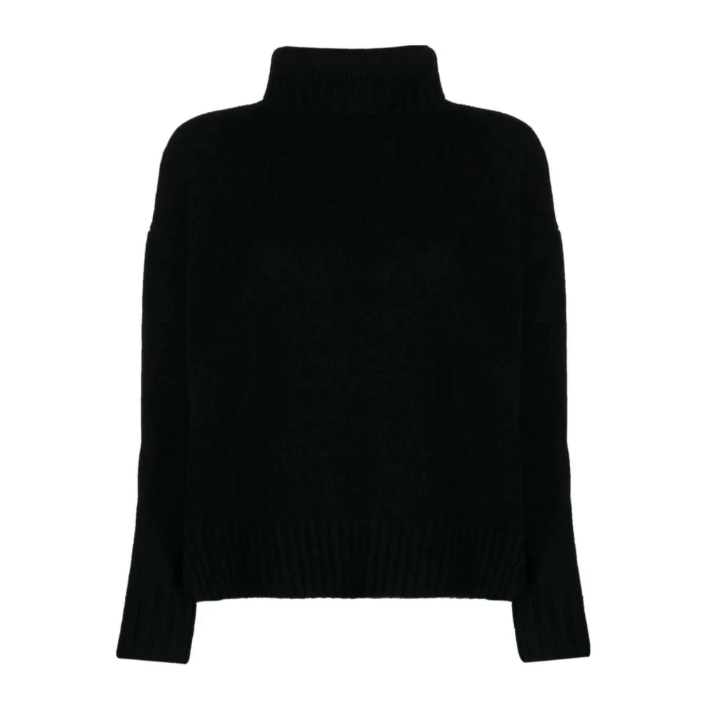 Max Mara Cashmere Mix Gebreide Trui Black Dames