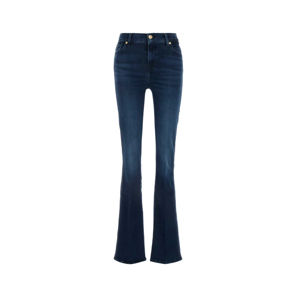 7 For All Mankind Stretch Denim La Jolla Jeans Blue Dames