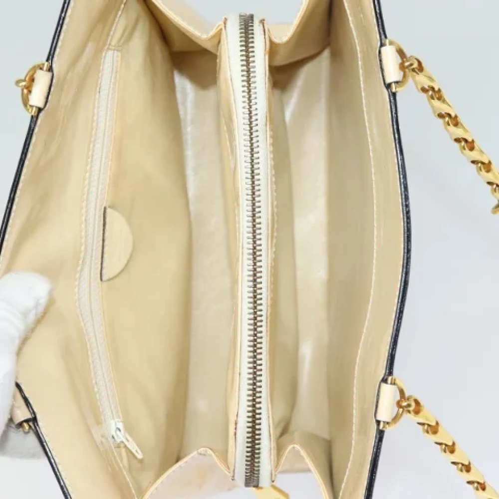 Celine Vintage Pre-owned Leather celine-bags Beige Dames