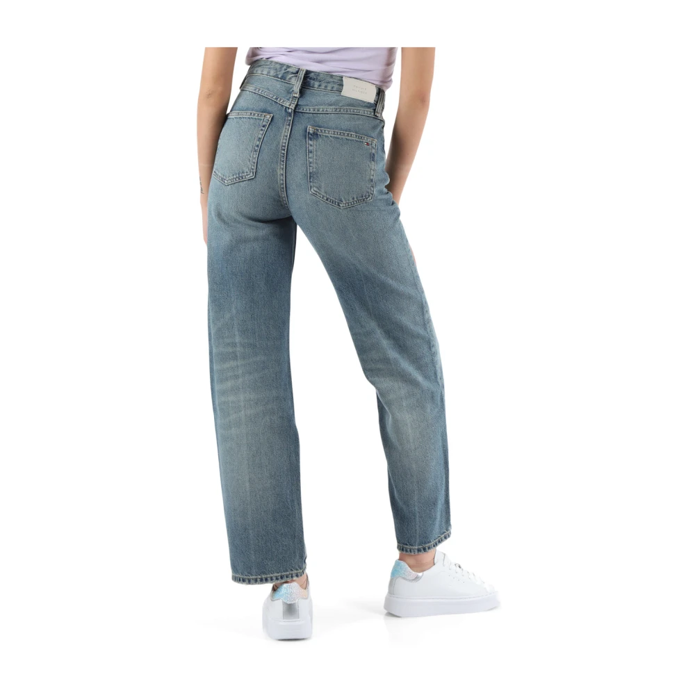 Tommy Hilfiger Relaxed Straight High Waist Jeans Blue Dames