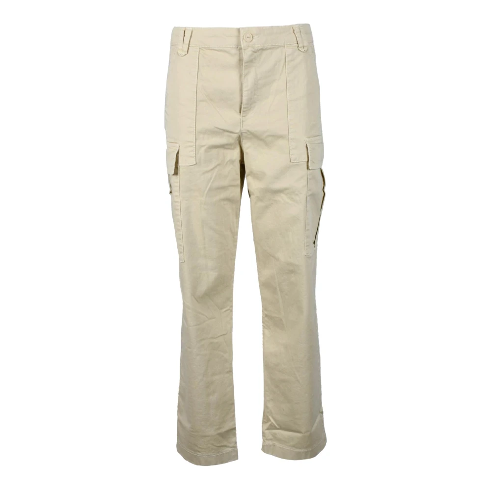 Please Katoen Elastaan Broek White Dames