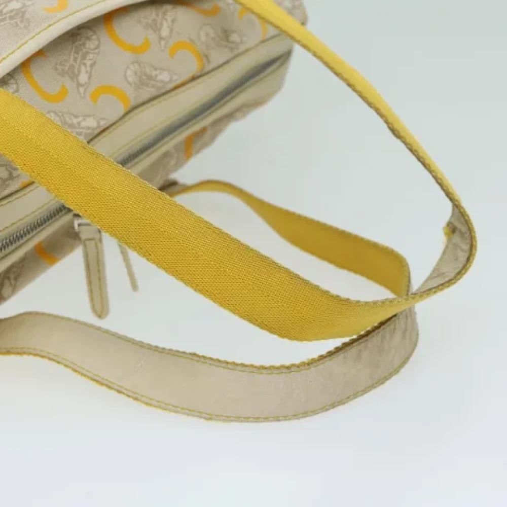 Celine Vintage Pre-owned Canvas totes Beige Dames