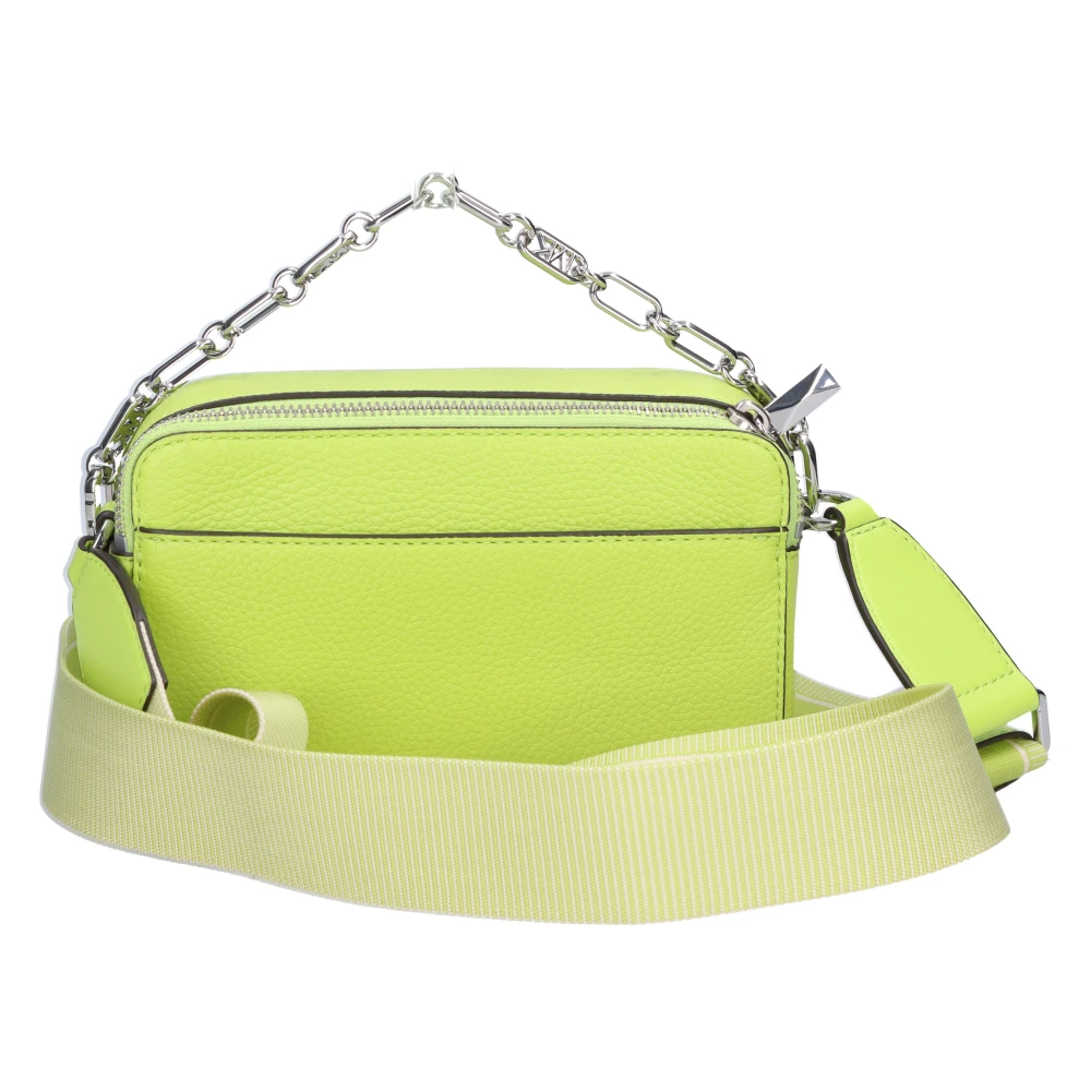 Michael Kors Leren Handtas Green Dames