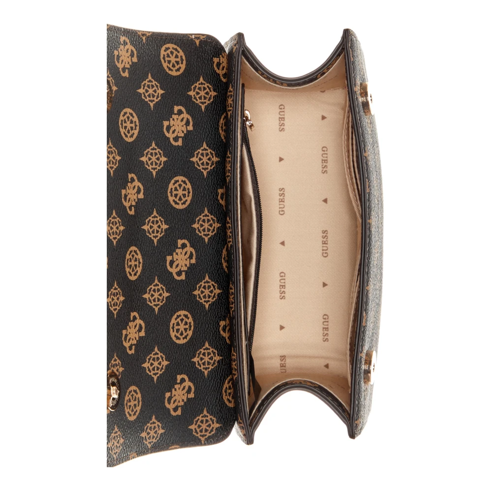 Guess Mocha Logo Multi Crossbody Tas Dames Zwart Black Dames