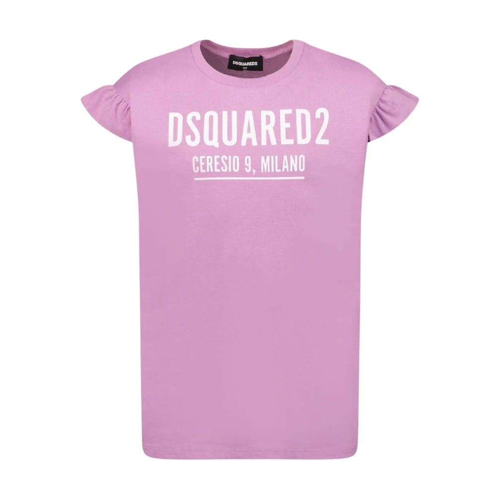 Dsquared2 Rosa Volang T-shirt för flickor Pink, Flicka