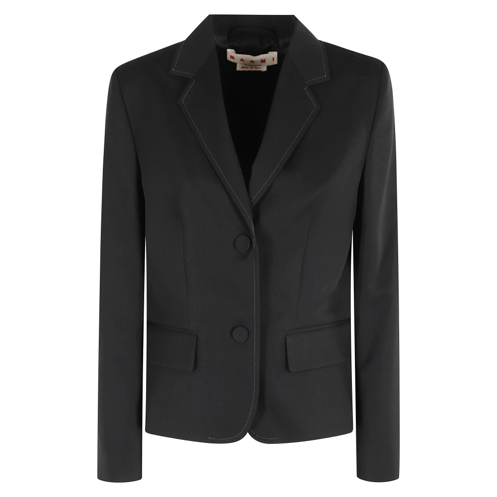 Marni - Jackets > Blazers - Black - Marni - Modalova