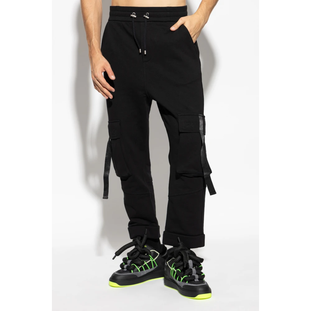 Balmain Cargo joggingbroek Black Heren