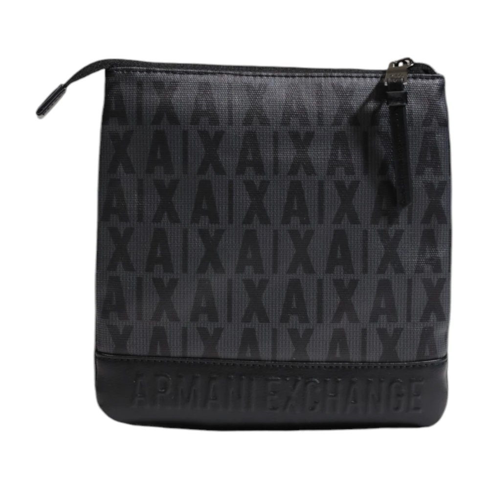 Armani Exchange Mannen Portemonnee Herfst Winter Collectie Black Heren