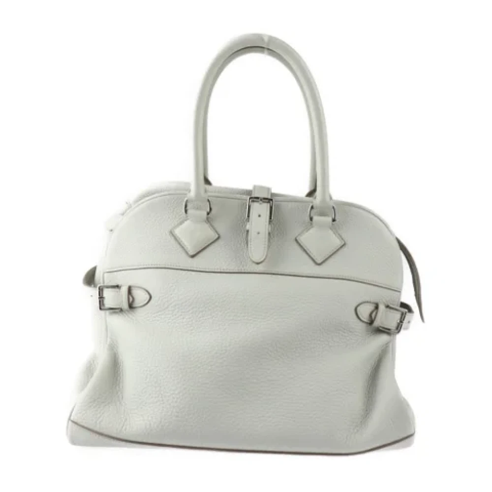 Hermès Vintage Pre-owned Fabric handbags Gray Dames