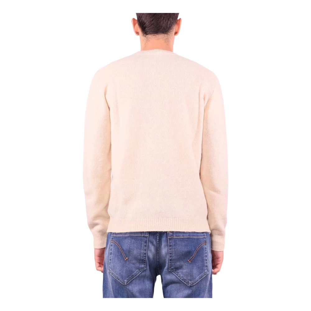 Roberto Collina Beige Wollen Blend Trui Beige Heren