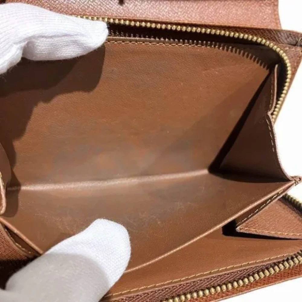 Louis Vuitton Vintage Pre-owned Canvas wallets Brown Dames