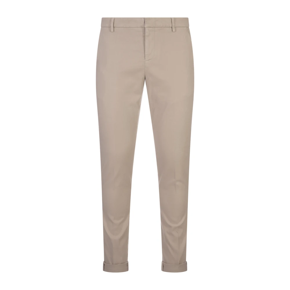 Dondup Slim Chino Broek Bruin Brown Heren