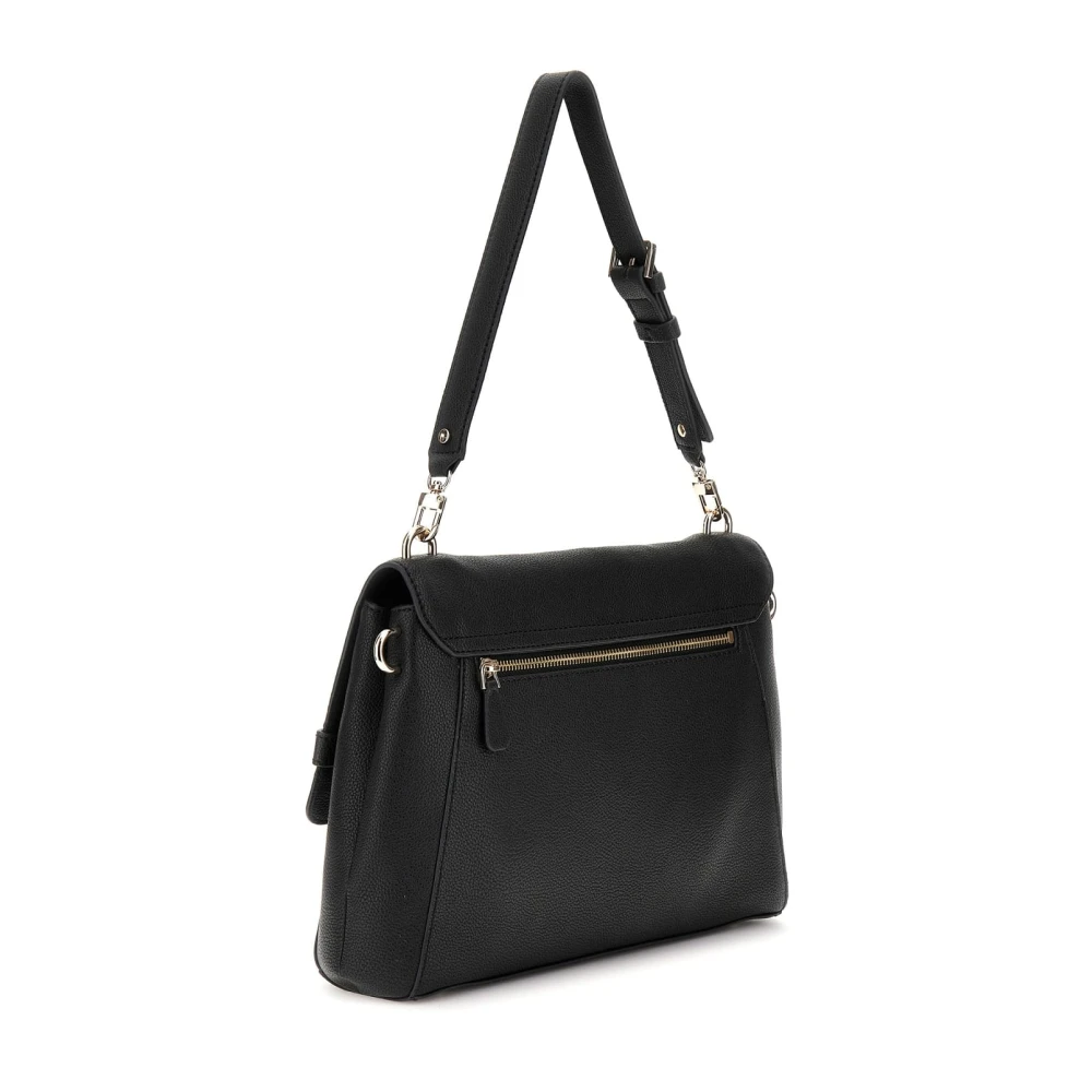 Guess Silvye Bucket Zwarte Handtas Black Dames