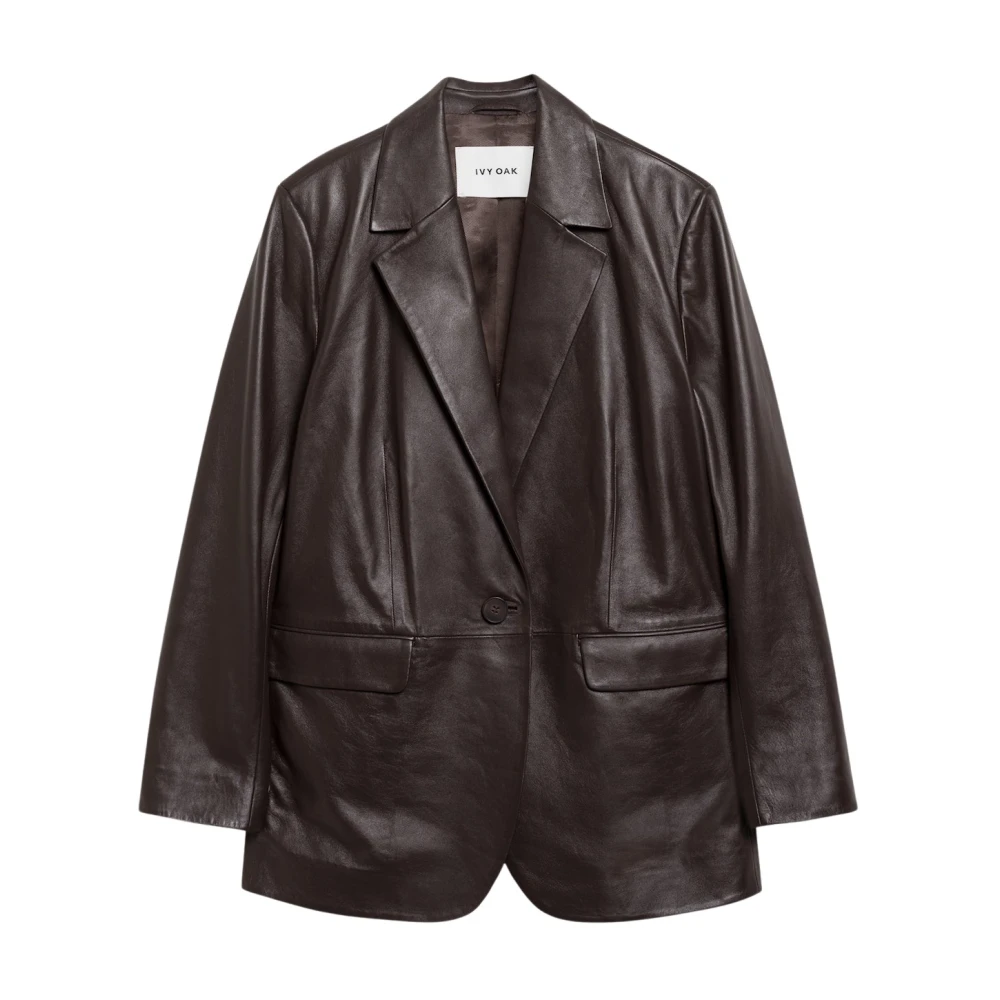 Jackets > Leather Jackets - - IVY OAK - Modalova