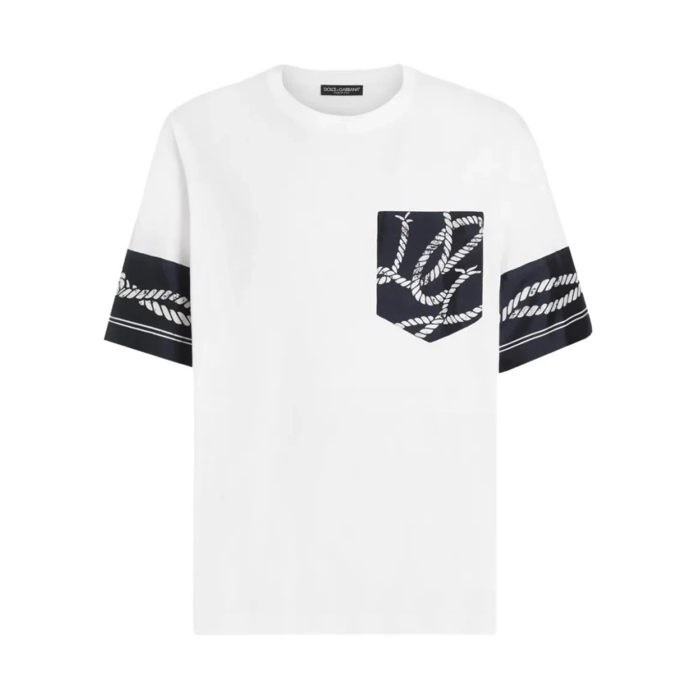 Dolce & Gabbana Uomo Bianco Top, M, New,