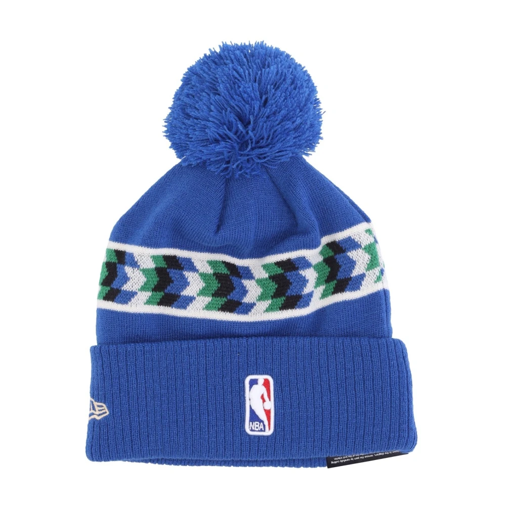 New era Milwaukee Bucks Pom Beanie Hat Blue Heren