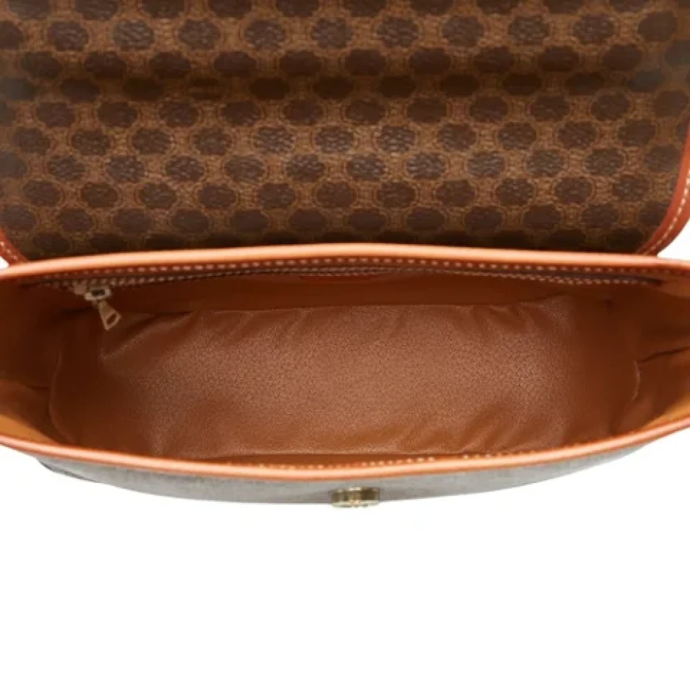 Celine Vintage Pre-owned Leather shoulder-bags Brown Dames