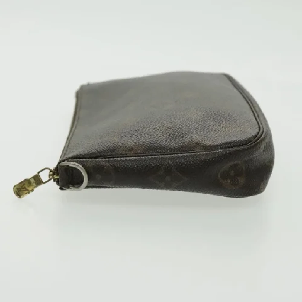 Louis Vuitton Vintage Pre-owned Canvas pouches Brown Dames
