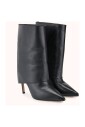 bottine-en-cuir-noir-a-bout-pointu