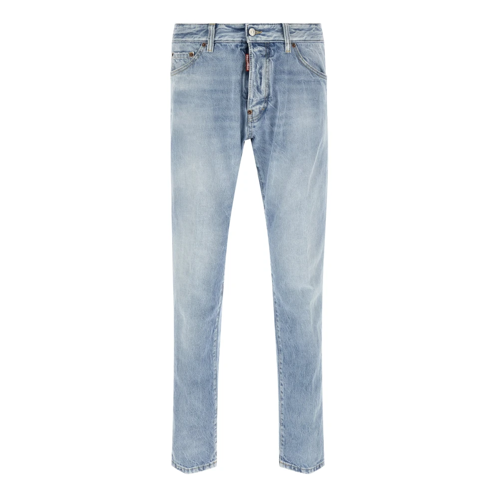 Dsquared2 Men's Blue Slim Fit Jeans, 2XL, Teddy Jeans