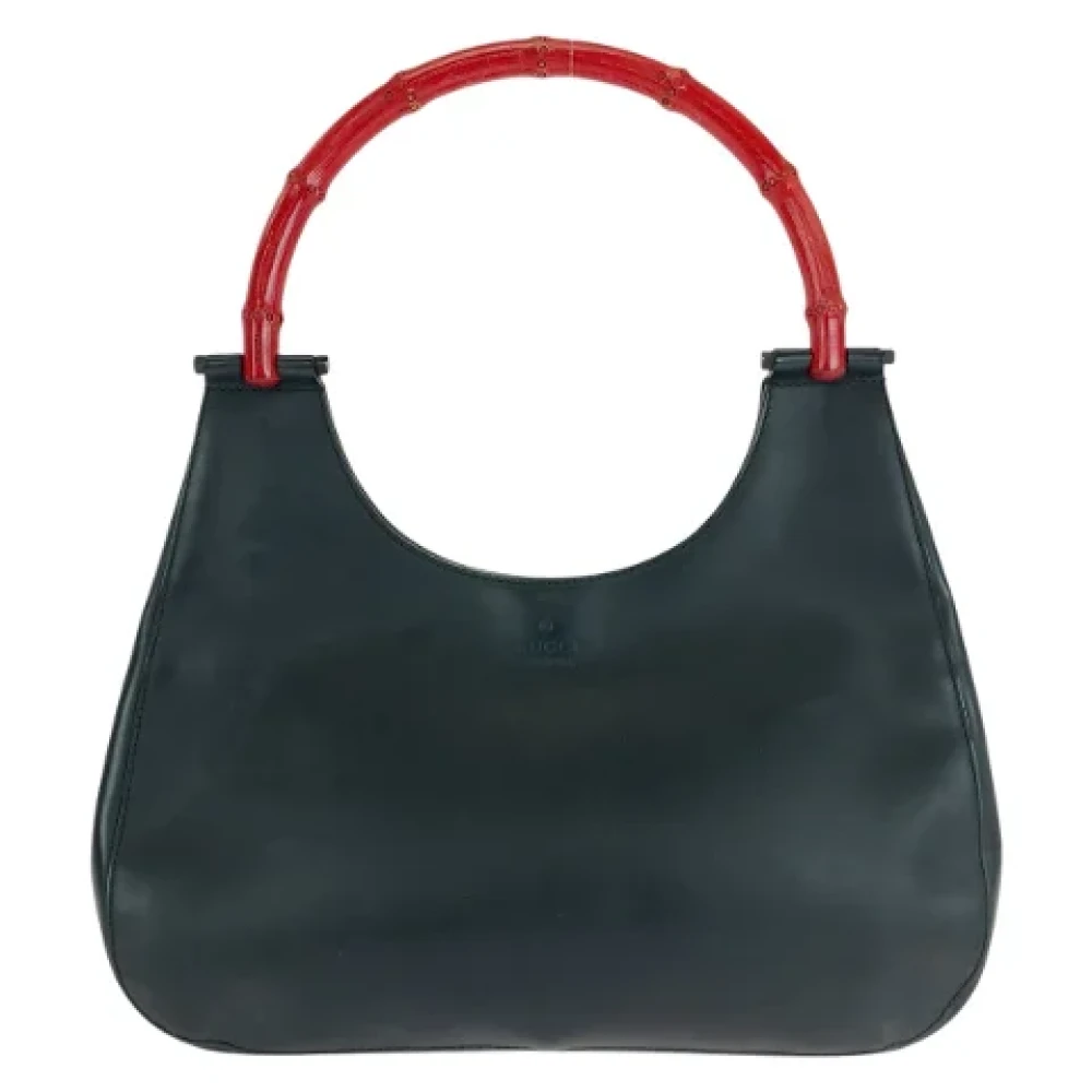 Gucci Vintage Pre-owned Leather gucci-bags Black Dames